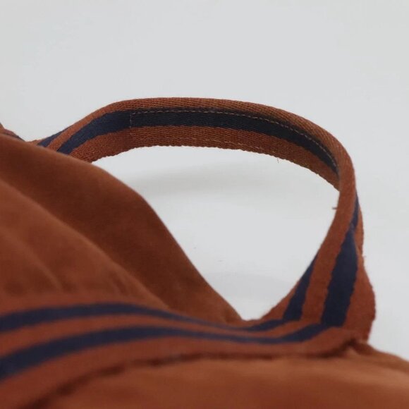 HERMES Fourre ToutPorte Documents Business Bag Canvas Brown Navy - Picture 11 of 15